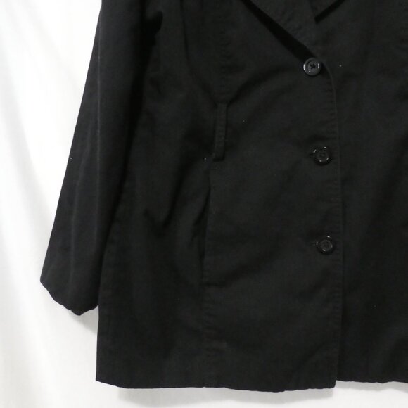 GEORGE | large | Elegant Black Three Button Jacket - Picture 8 of 16